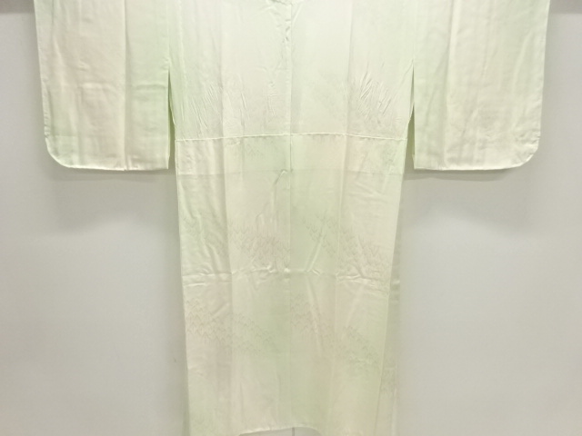 樹木模様織出し単衣長襦袢